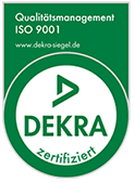 Dekra ISO 9001 Zertifikat