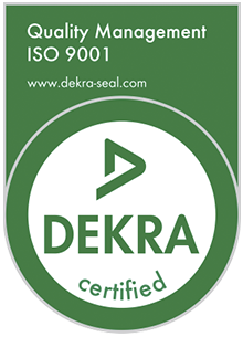 DEKRA certification according to ISO 9001